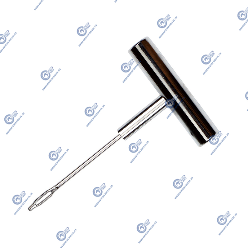 TRT-12I Chrome t-Handle split-oye igla